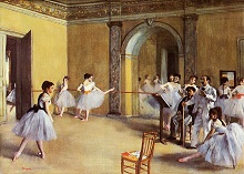 1872 Dance Class at the Opera